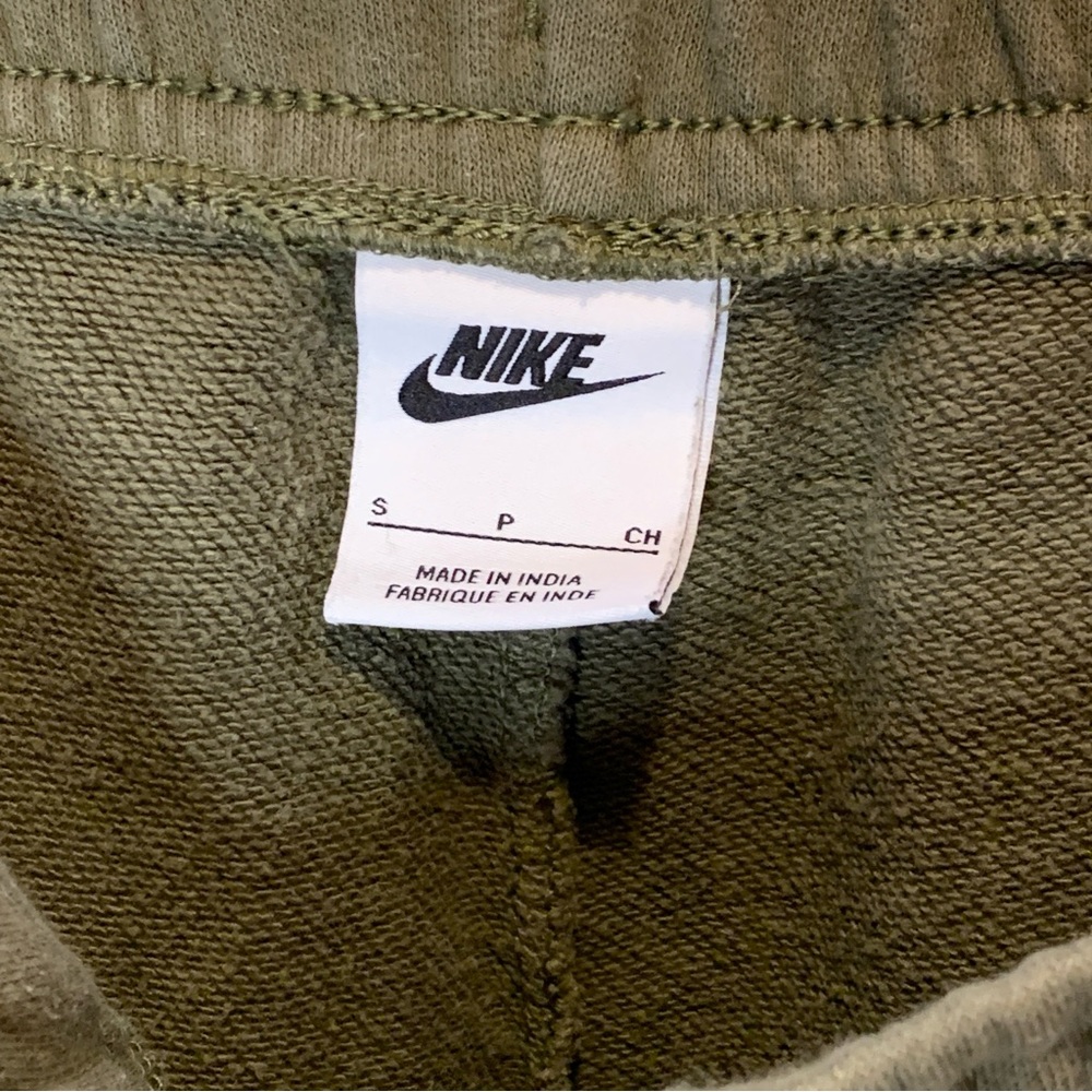 Nike Sage Green Drawstring Sweatpants Joggers Elasticated Cuffs Size S - Picture 5 of 8